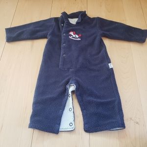 Navy Blue Le Top Baby One-piece, Size NB